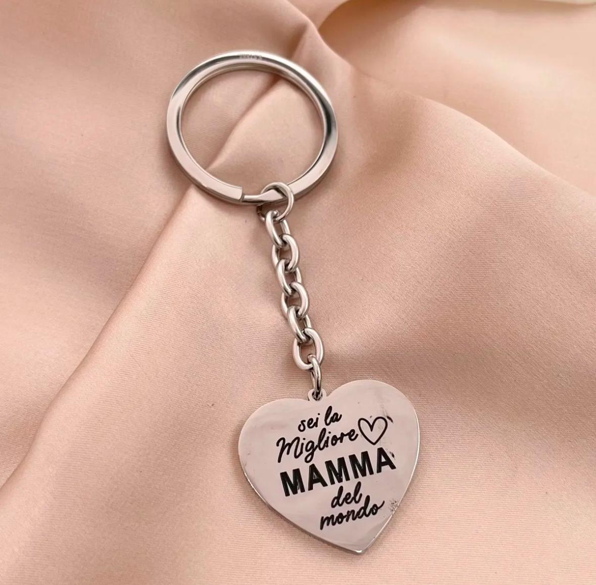 Portachiave Sei la mamma migliore del mondo