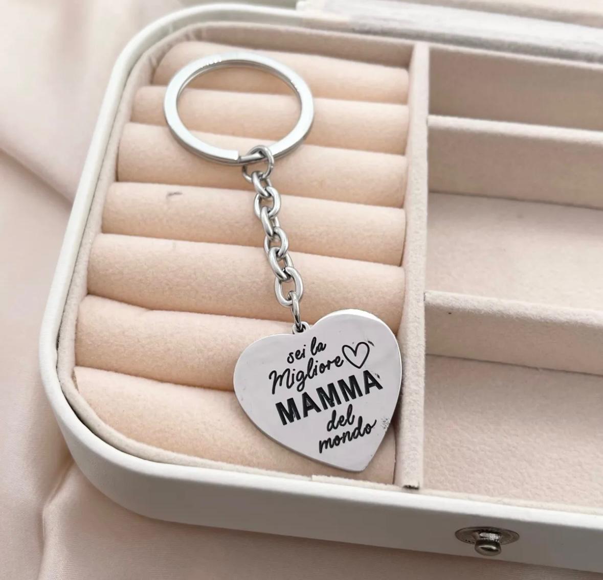 Portachiave Sei la mamma migliore del mondo