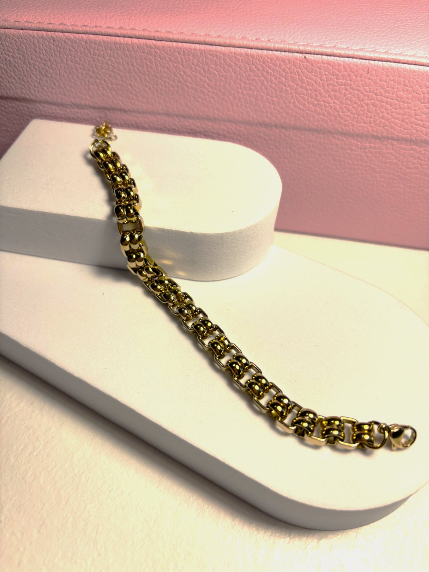 bracciale quadrato catena