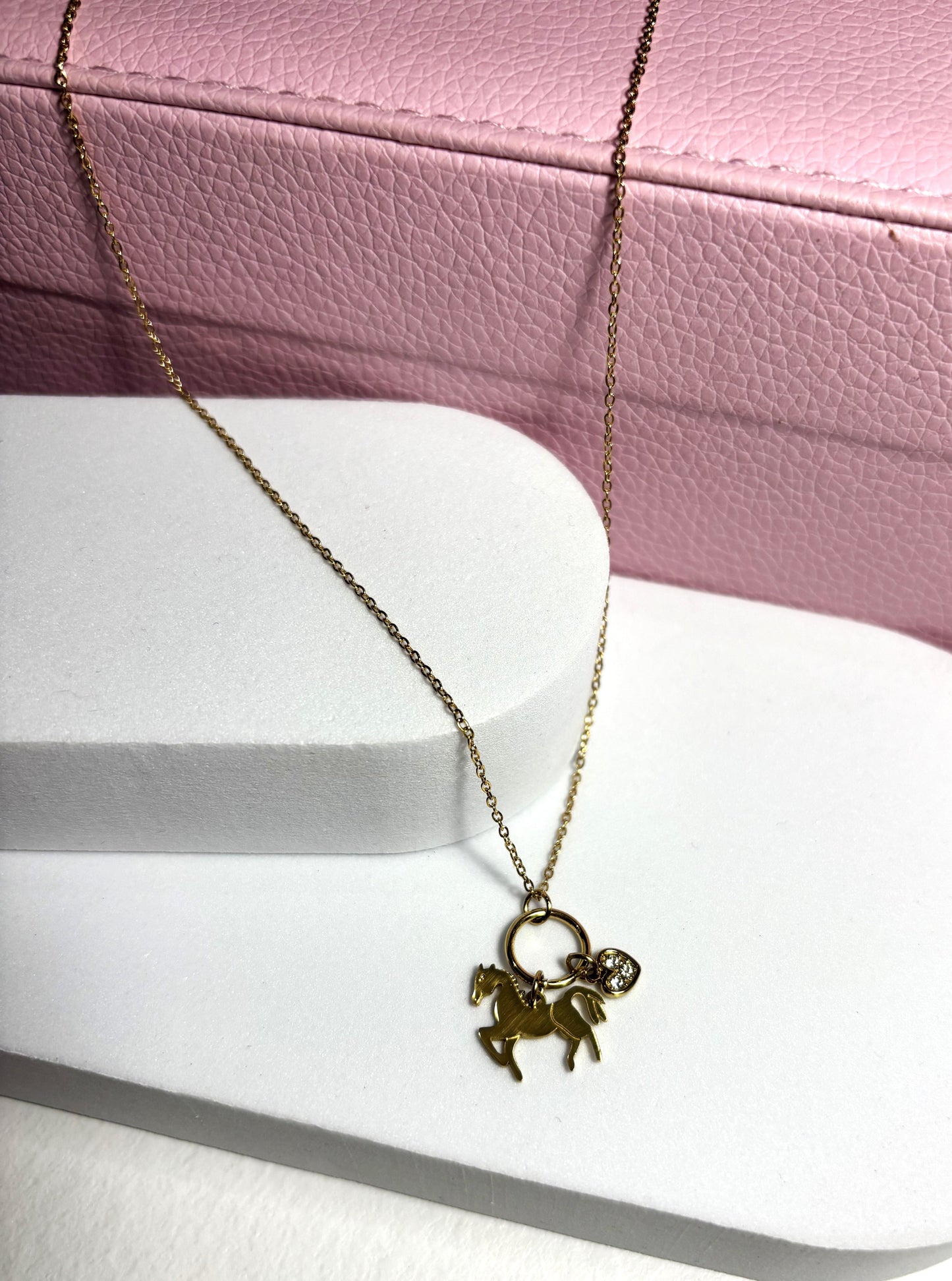 collana cavallo gold
