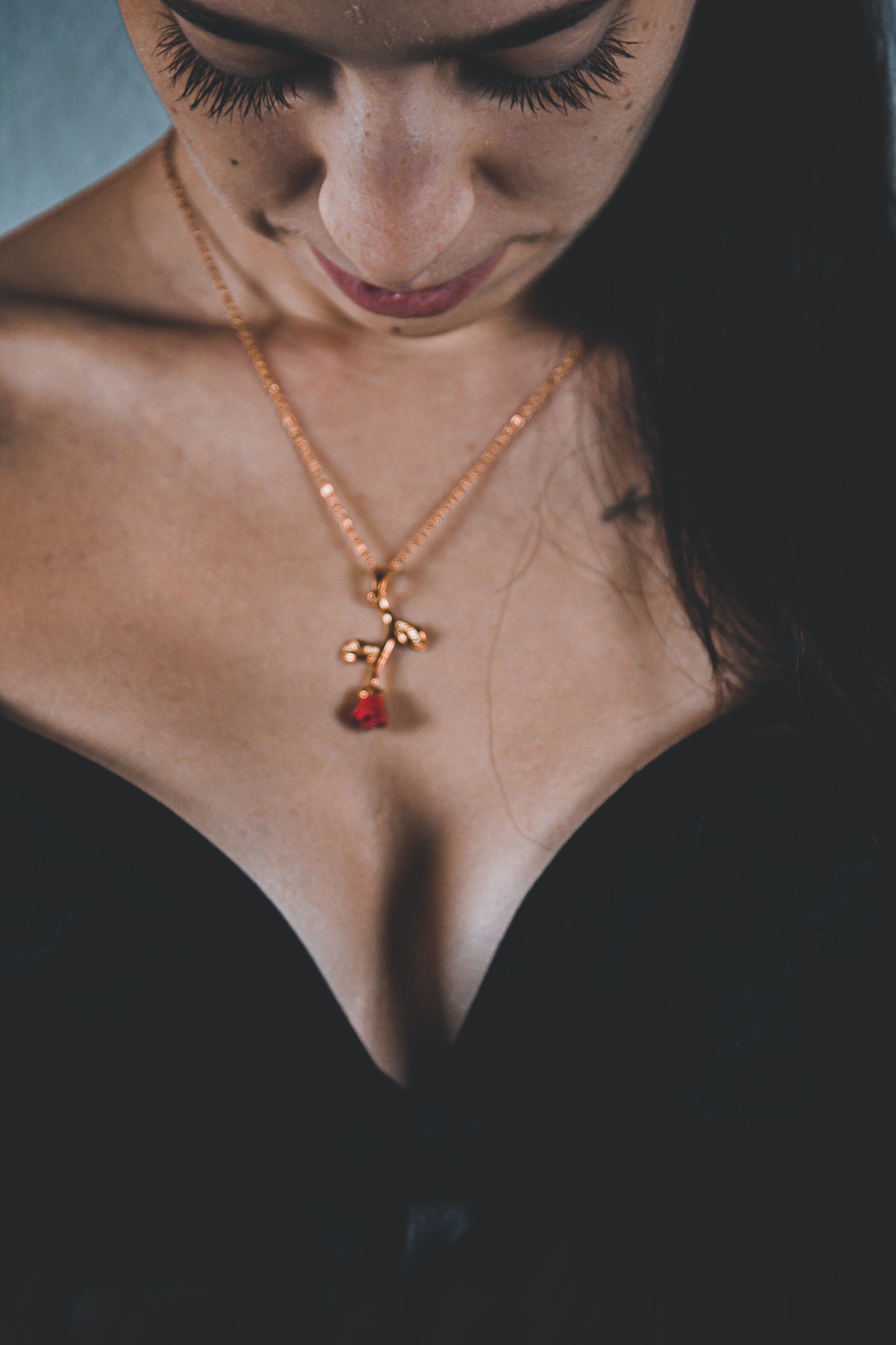 Collana Rosa Rossa